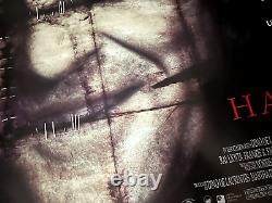 Affiche de film 'Hannibal' 2000 UK Quad / Double face (30 x 40) État neuf enroulée