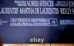 Affiche de film 'Hannibal' 2000 UK Quad / Double face (30 x 40) État neuf enroulée