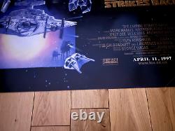 Affiche de film 'L'Empire contre-attaque' Édition spéciale Quad avancée originale UK