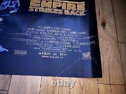 Affiche de film 'L'Empire contre-attaque' Édition spéciale Quad avancée originale UK