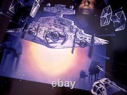 Affiche de film 'L'Empire contre-attaque' Édition spéciale Quad avancée originale UK