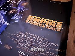 Affiche de film 'L'Empire contre-attaque' Édition spéciale Quad avancée originale UK