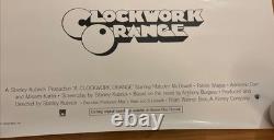 Affiche de film Orange Mécanique de Stanley Kubrick 1971 US 27x41 Rouleau