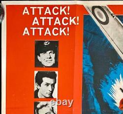 Affiche de film Quad ORIGINAL de la 633e Escadron Cliff Robertson George Chakiris 1964