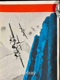 Affiche de film Quad ORIGINAL de la 633e Escadron Cliff Robertson George Chakiris 1964