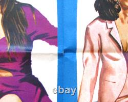 Affiche de film Quad originale du Sex Quartet Royaume-Uni 1966