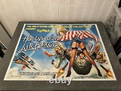 Affiche de film UK quad Hollywood Airforce (1986) 30 x 40 Rare