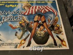Affiche de film UK quad Hollywood Airforce (1986) 30 x 40 Rare