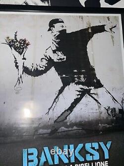 Affiche de film de documentaire sur Banksy Original et l'essor des hors-la-loi au cinéma Quad