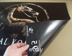 Affiche de film double face Quad originale de Mortal Kombat 2001 40 x 30 Lewis Tan