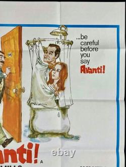 Affiche de film originale Avanti Quad Jack Lemmon Billy Wilder 1972