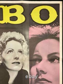 Affiche de film originale 'Greta Garbo, Étoile des Étoiles' Rétrospective des années 1960 MGM