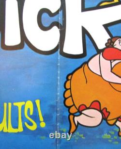 Affiche de film originale King Dick Royaume-Uni Quad 1973