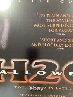 Affiche de film originale Quad Halloween H20 1998 30x40 pouces
