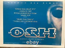 Affiche de film originale Quad Halloween H20 1998 30x40 pouces