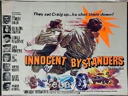 Affiche de film originale Quad Innocent Bystanders Stanley Baker 1972