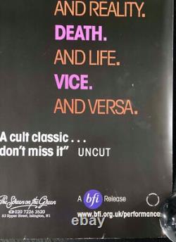 Affiche de film originale Quad Performance Mick Jagger Nicolas Roeg BFI 2004