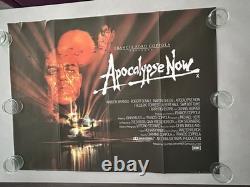 Affiche de film originale Quad d'Apocalypse Now. Marlon Brando, Martin Sheen