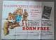 Affiche De Film Originale Quad De Born Free 1966