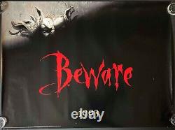 Affiche de film originale Quad de Dracula de Bram Stoker Coppola 1992
