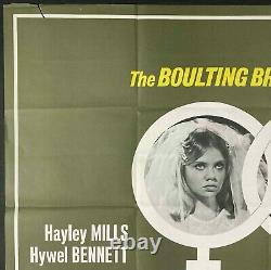 Affiche de film originale Quad de 'Family Way' avec Hayley Mills et Roy Boulting, 1966