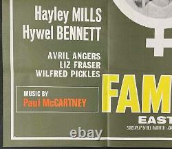 Affiche de film originale Quad de 'Family Way' avec Hayley Mills et Roy Boulting, 1966
