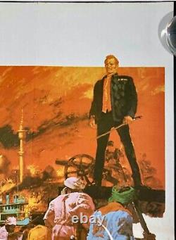 Affiche de film originale Quad de Khartoum avec Charlton Heston et Laurence Olivier 1966
