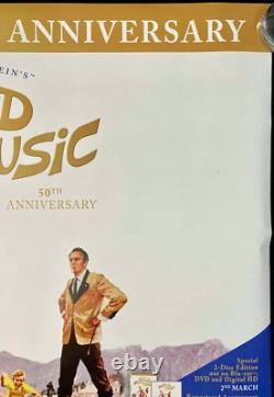 Affiche de film originale Quad de La Mélodie du Bonheur 50e anniversaire RR Julie Andrews 1965