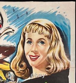 Affiche de film originale Quad de Sally's Irish Rogue avec Julie Harris 1958