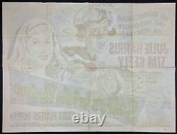 Affiche de film originale Quad de Sally's Irish Rogue avec Julie Harris 1958