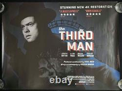 Affiche de film originale Quad de Third Man Studio Canal RR Orson Welles Carol Reed