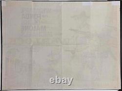 Affiche de film originale Quad de Warlock avec Richard Widmark et Henry Fonda 1959