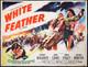 Affiche De Film Originale Quad De White Feather Avec Robert Wagner Et L'art De Hinchliff 1955