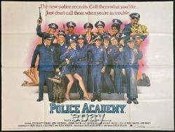 Affiche de film originale Quad de la Police Academy par Drew Struzan 1984