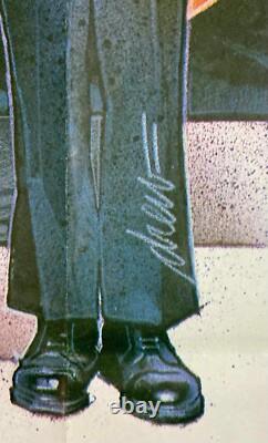 Affiche de film originale Quad de la Police Academy par Drew Struzan 1984 Affiche de film originale Quad de la Police Academy par Drew Struzan 1984