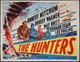 Affiche De Film Originale Quad Des Chasseurs Robert Mitchum Robert Wagner 1958