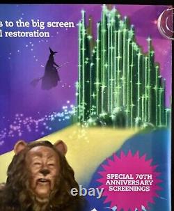 Affiche de film originale Quad du Magicien d'Oz BFI 70e anniversaire RR 2009 Judy Garland