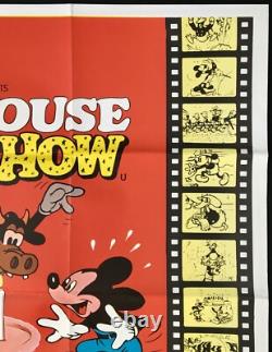 Affiche de film originale Quad du spectacle d'anniversaire de Mickey Mouse Walt Disney 1968
