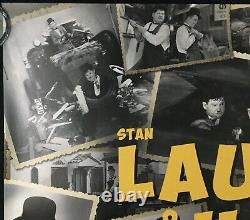 Affiche de film originale Quadruple Laurel et Hardy Roadshow 2018