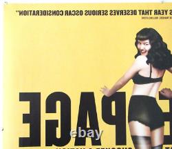 Affiche de film originale The Notorious Bettie Page UK Quad recto-verso 1970