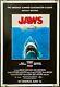 Affiche De Film Originale Uk One Sheet De Jaws De Steven Spielberg - Anniversaire Rr 2012