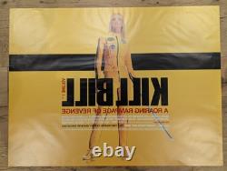Affiche de film originale UK Quad de Kill Bill roulée 2003 VGC RARE