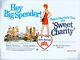 Affiche De Film Originale Uk Quad De Sweet Charity 1969 Roulée