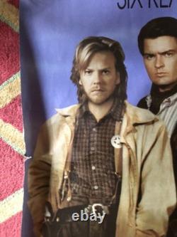 Affiche de film originale Young Guns 1988, format Quad