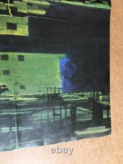 Affiche de film originale britannique Quad de Nighthawks, cinéma culte, Stallone