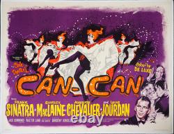 Affiche de film originale du Can-Can QUAD sous toile Sinatra MacLaine 1960