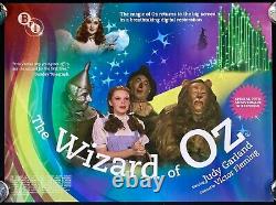 Affiche de film originale du Quad du Magicien d'Oz BFI 70e anniversaire RR 2009 Judy Garland