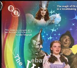 Affiche de film originale du Quad du Magicien d'Oz BFI 70e anniversaire RR 2009 Judy Garland