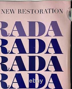 Affiche de film originale en quad La Strada Federico Fellini Giulietta Masina années 2000 RR