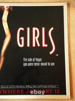 Affiche de film originale rare et culte Showgirls UK Quad 95 de Paul Verhoeven